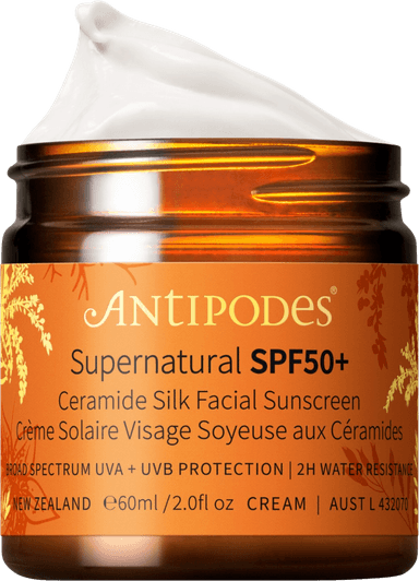 Supernatural SPF50+ Ceramide Silk Facial Sunscreen