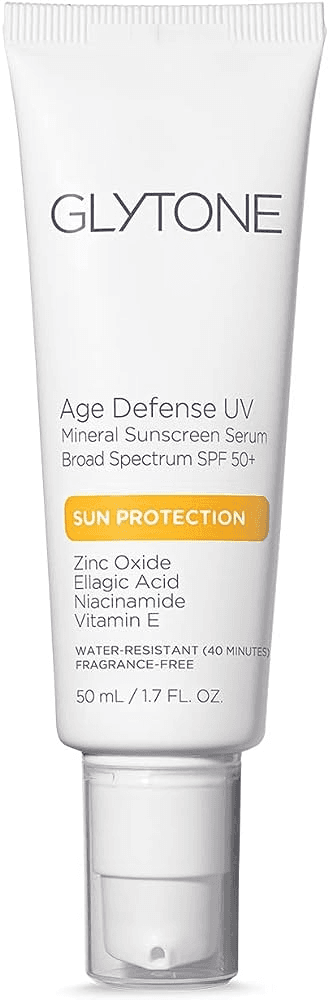 Age Defense UV Mineral Sunscreen Serum Broad Spectrum SPF 50+