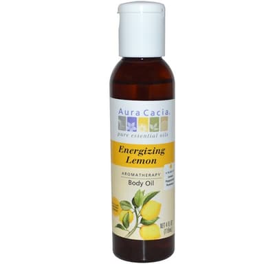 Aromatherapy Body Oil, Energizing Lemon
