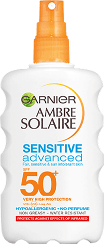 SPF 50 Face Cream Ambre Solaire Sensitive Sun Cream Spray SPF 50+