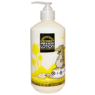 Everyday Coconut, Hair & Body Lotion, Gentle for Babies & Up, Coconut Chamomile
