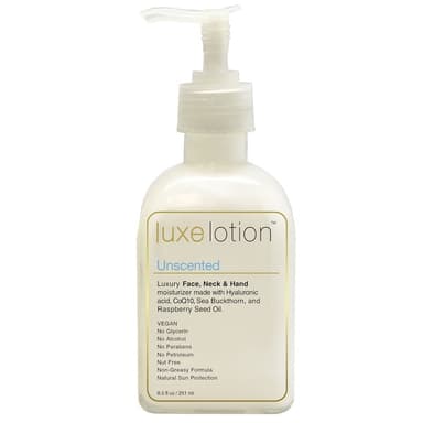 Luxe Lotion, Luxury Face, Body, & Hand Moisturizer, Unscented