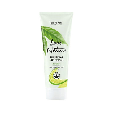 LOVE NATURE Purifying Gel Wash with Organic Tea Tree & Lime