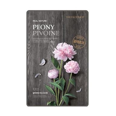 REAL NATURE PEONY FACE MASK