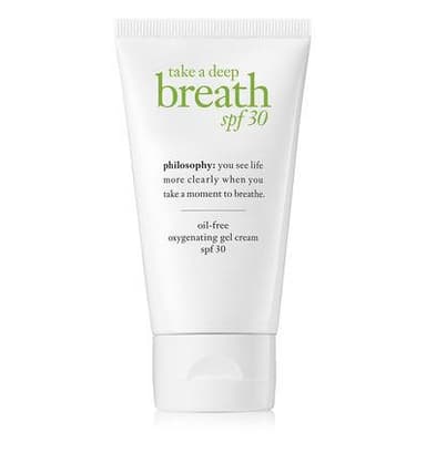 take a deep breath oil-free gel cream spf 30