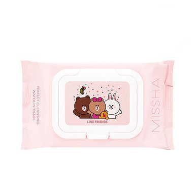 Super Aqua Perfect Cleansing Water in Tissue (Line Friends Edition)