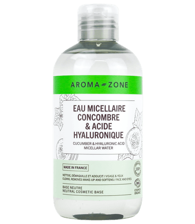 Eau Micellaire au Concombre BIO & Acide Hyaluronique