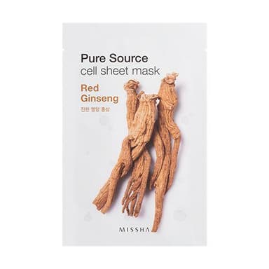 Missha Pure Source Cell Sheet Mask (Red Ginseng)
