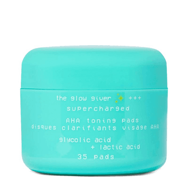 The Glow Giver+++ Supercharged AHA Toning Pads