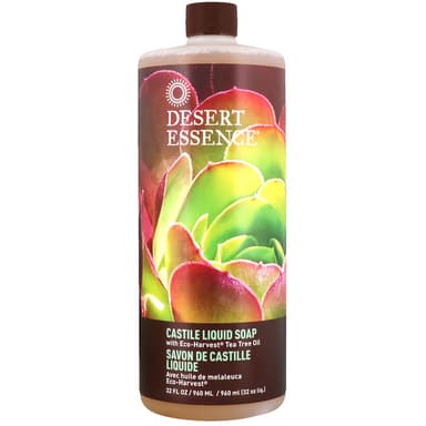 Castile Liquid Soap With Eco-Harvest Tea Tree Oil