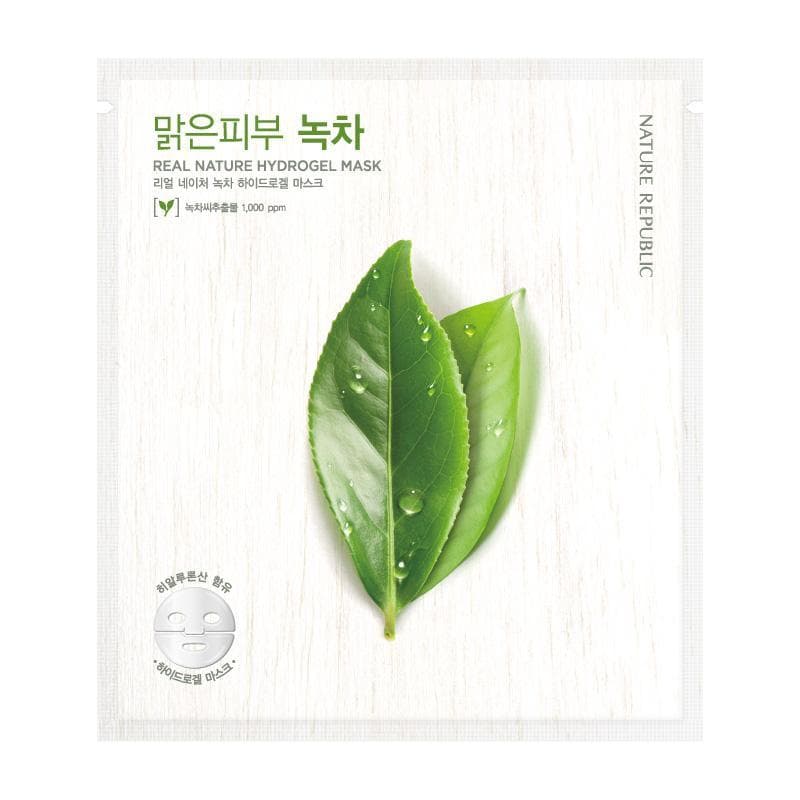 Real Nature Green Tea Hydrogel Mask