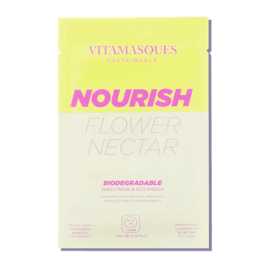Nourish Flower Nectar Biodegradable Face Sheet Mask