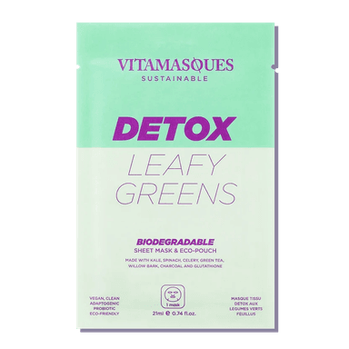 Detox Leafy Greens Biodegradable Face Sheet Mask