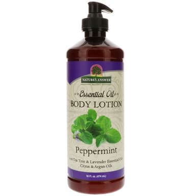 Nature's Answer, Essential Oil, Body Lotion, Peppermint