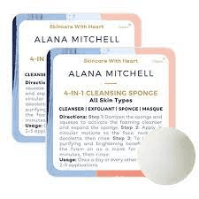 4-in-1 Cleansing Sponge Pack