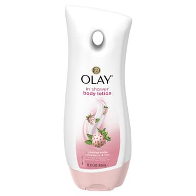 Olay Cooling White Strawberry & Mint In-Shower Body Lotion