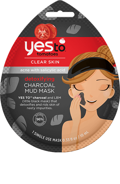Detoxifying Charcoal Mud Mask – Single Use