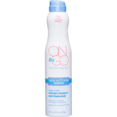 On the Go Lotion Spray Baby Softness Moisturizer