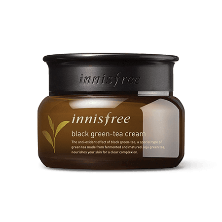 Black green-tea cream