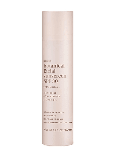 Sheer Botanical Facial Sunscreen SPF30