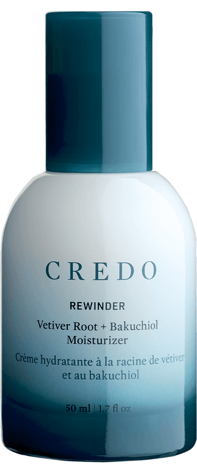 Rewinder Vetiver Root + Bakuchiol Moisturizer for Aging Skin