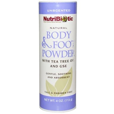 Natural Body & Foot Powder, Unscented