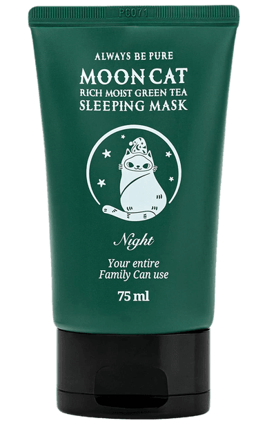Mooncat Rich Moist Green Tea Sleeping Mask