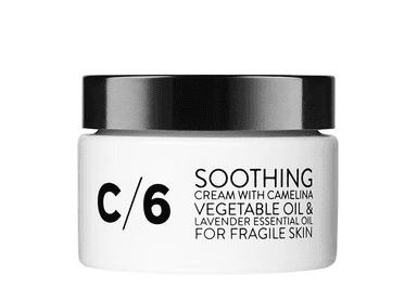 C/6 Soothing Cream With Camelina Vegetable Oil & Lavender Essential Oil - For Fragile Skin