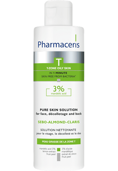 Bacteriostatic Solution For The Face, Décolletage And Back 3% Mandelic Acid  Sebo-Almond-Claris