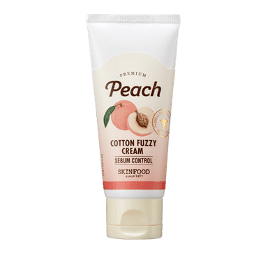 Premium Peach Cotton Fuzzy Cream