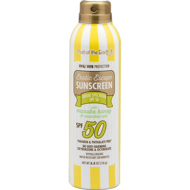 Sunscreen With Manuka Honey And Essential Oils SPF 50 Spray