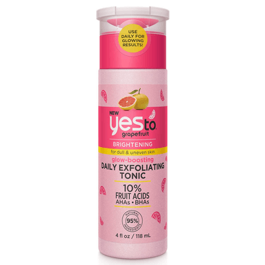 Yes To Grapefruit Glow-boosting Daily Exfoliating Tonic