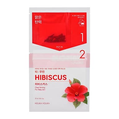 Instantly Brewing Tea Bag Mask - Hibiscus