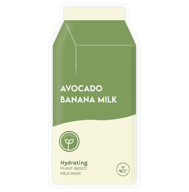 Avocado Banana Milk Hydrating Plant-Based Milk Mask