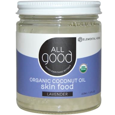 All Good, Organic Coconut Oil, Skin Food, Lavender
