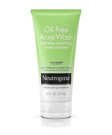 Oil-Free Acne Wash Redness Soothing Cream Cleanser