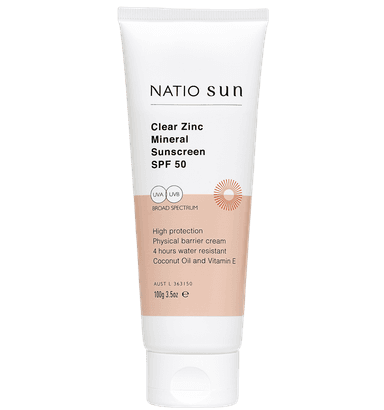 Clear Zinc Mineral Sunscreen SPF 50