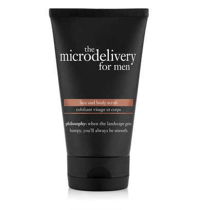 the microdelivery for men face and body scrub