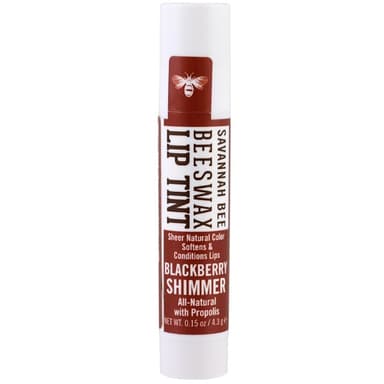 Beeswax Lip Tint, Blackberry Shimmer