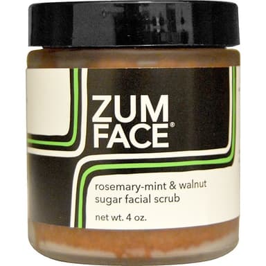 Zum Face, Rosemary-Mint & Walnut Sugar Facial Scrub