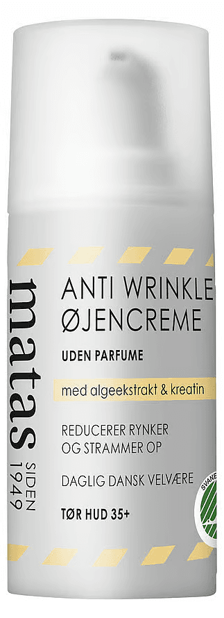Anti Wrinkle Øjencreme til Tør Hud Uden Parfume