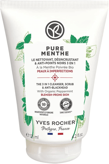The 3 in 1 Cleanser, Scrub & Blackheads - Pure Menthe
