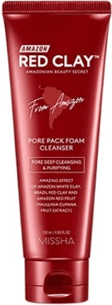 Amazon Red Clay Pore Pack Foam Cleanser
