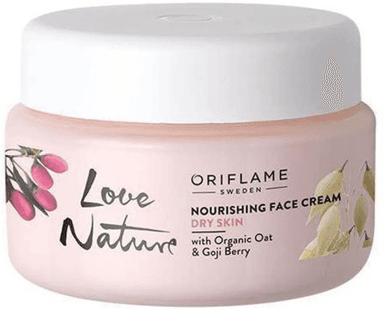 LOVE NATURE Nourishing Face Cream with Organic Oat & Goji Berry
