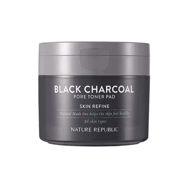 Natural Made Black Charcoal Pore Toner Pad