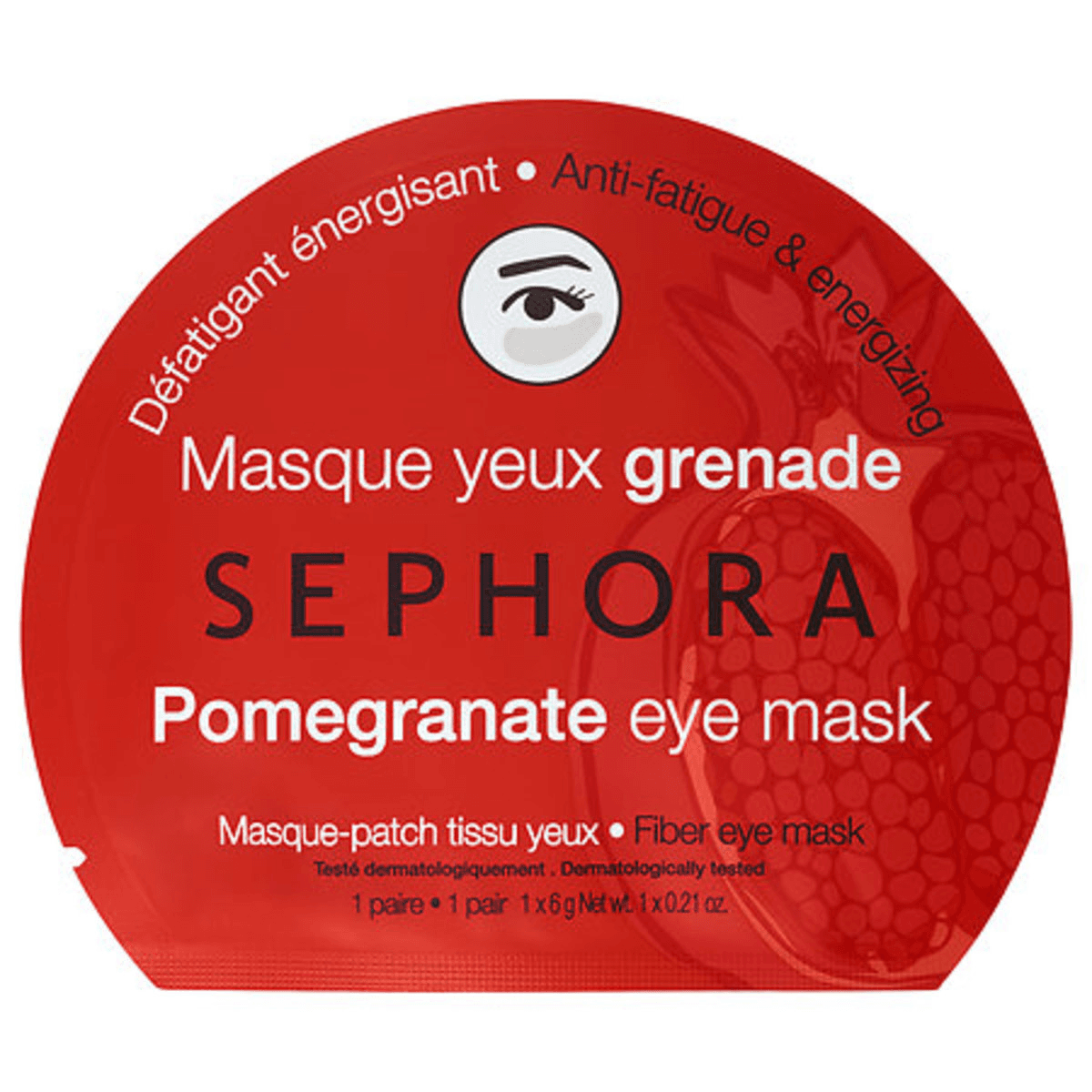 Eye Mask Pomegranate - Anti-Fatigue & Energizing