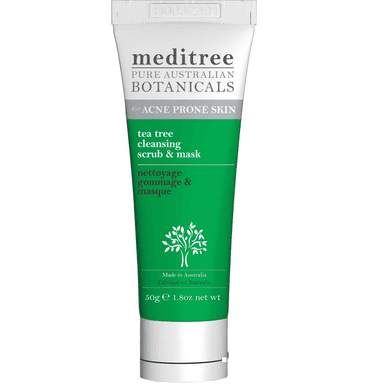 Tea Tree Face Scrub & Mask With Kaolin Clay