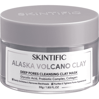 Alaska Volcano Clay Mask