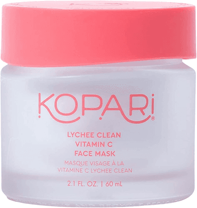 Lychee Clean Vitamin C Face Mask With Vitamin C, AHA’s & Coconut Milk