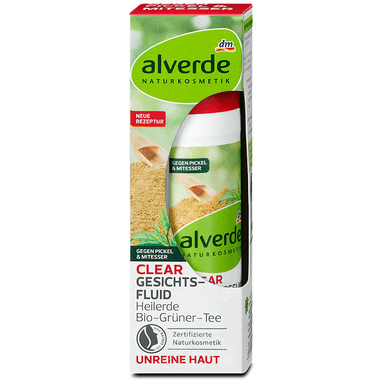 Tagescreme Clear Gesichtsfluid Heilerde Bio-Grüner-Tee